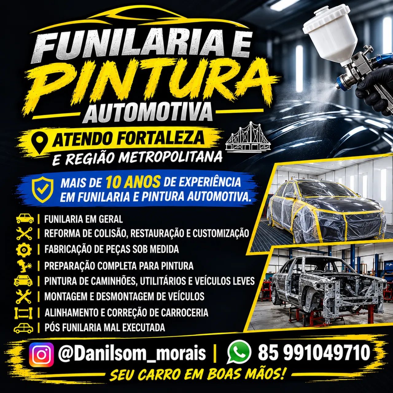 Solda /funilaria /pintura 