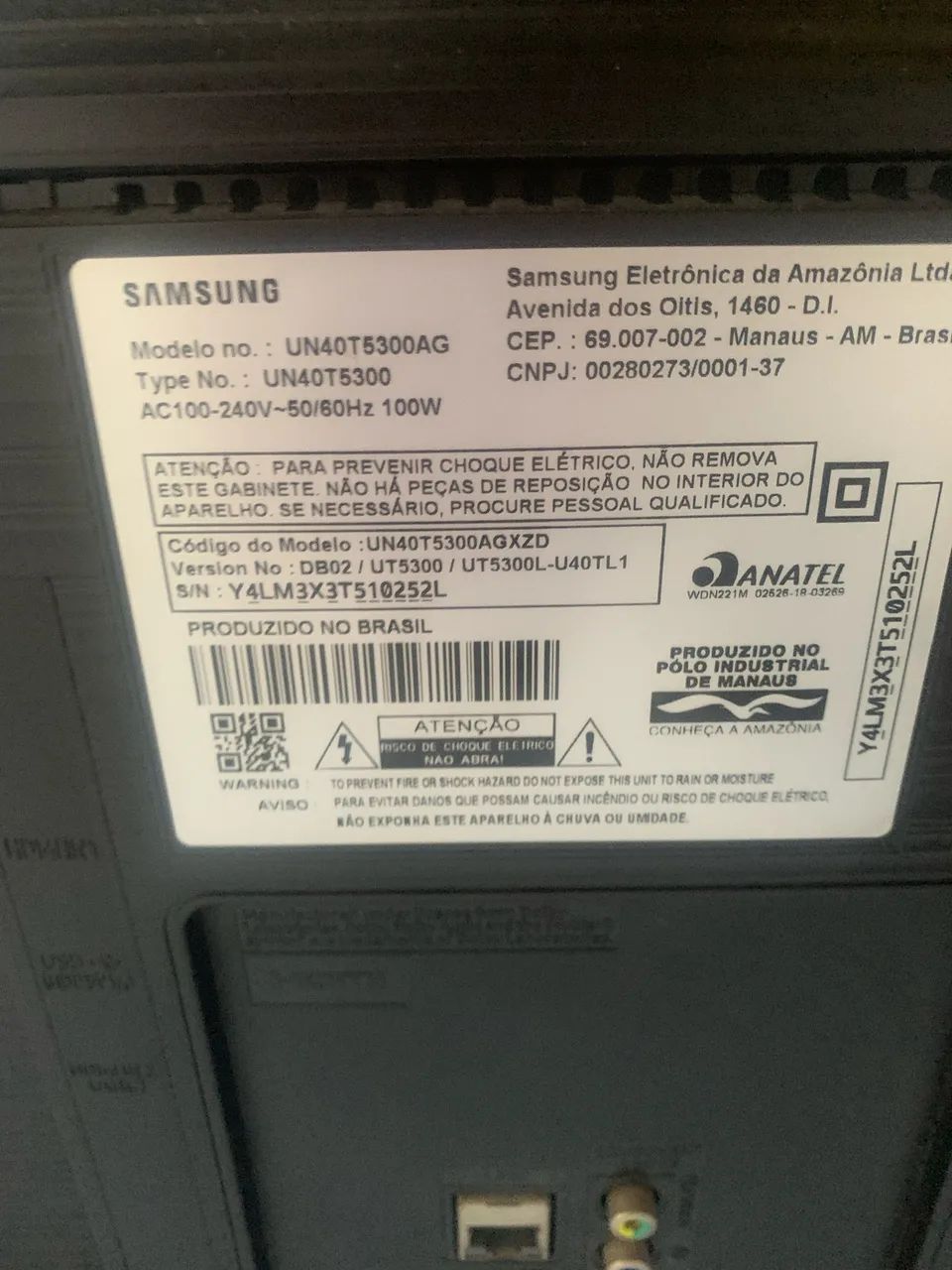 samsung un40t5300ag 40 polegadas muito pouco usada - Foto 4