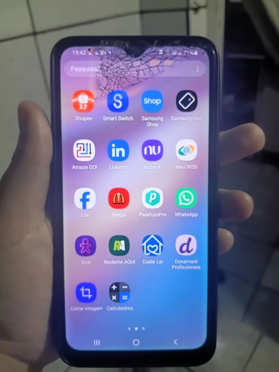 Celular A10 Samsung.