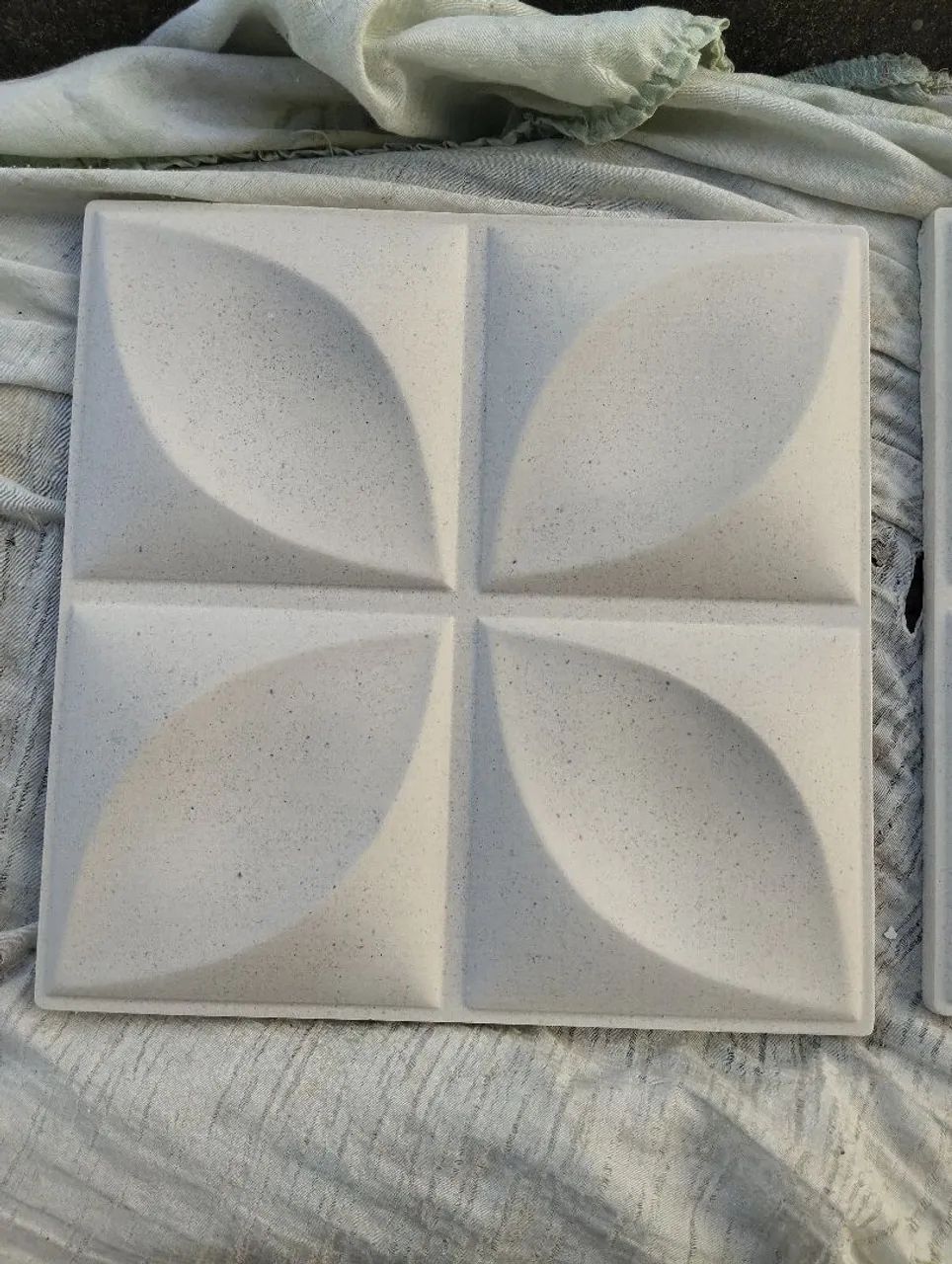 Placas de gesso floral  3D 30x30 - Foto 4