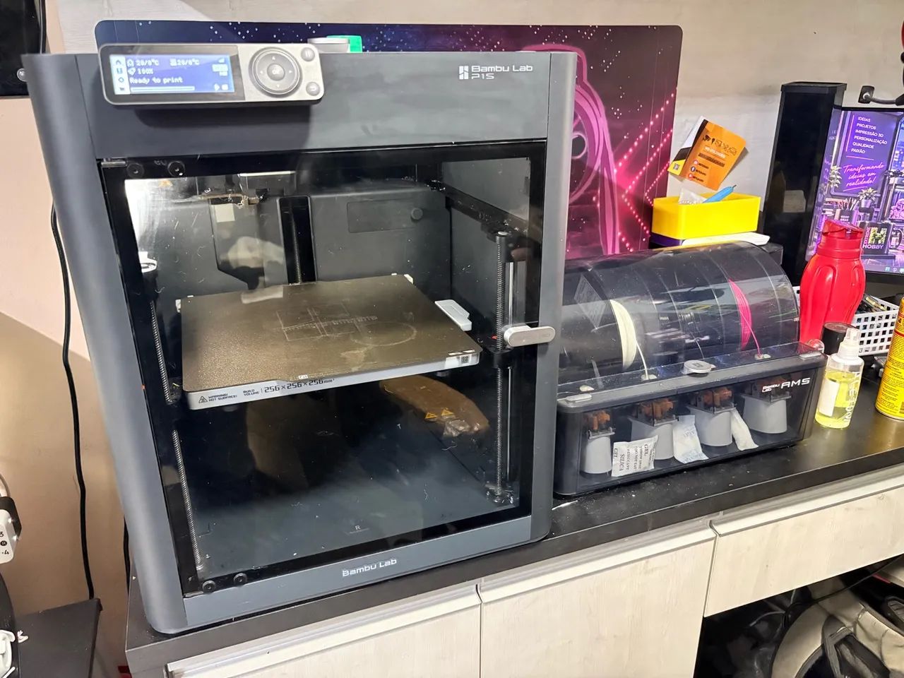 Impressora 3D Bambulab P1S com AMS - Foto 4