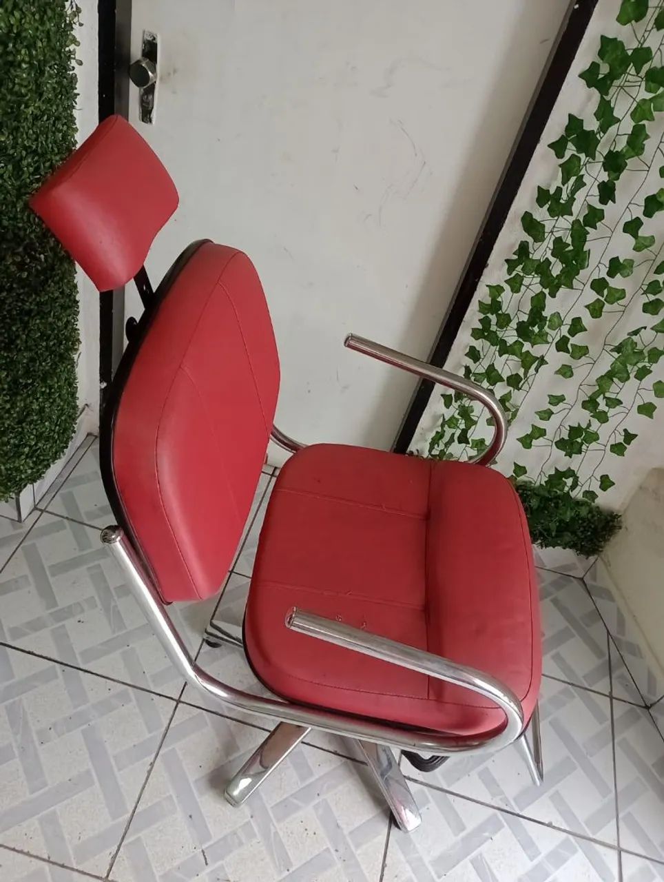 Poltrona de cabeleireira profissional 