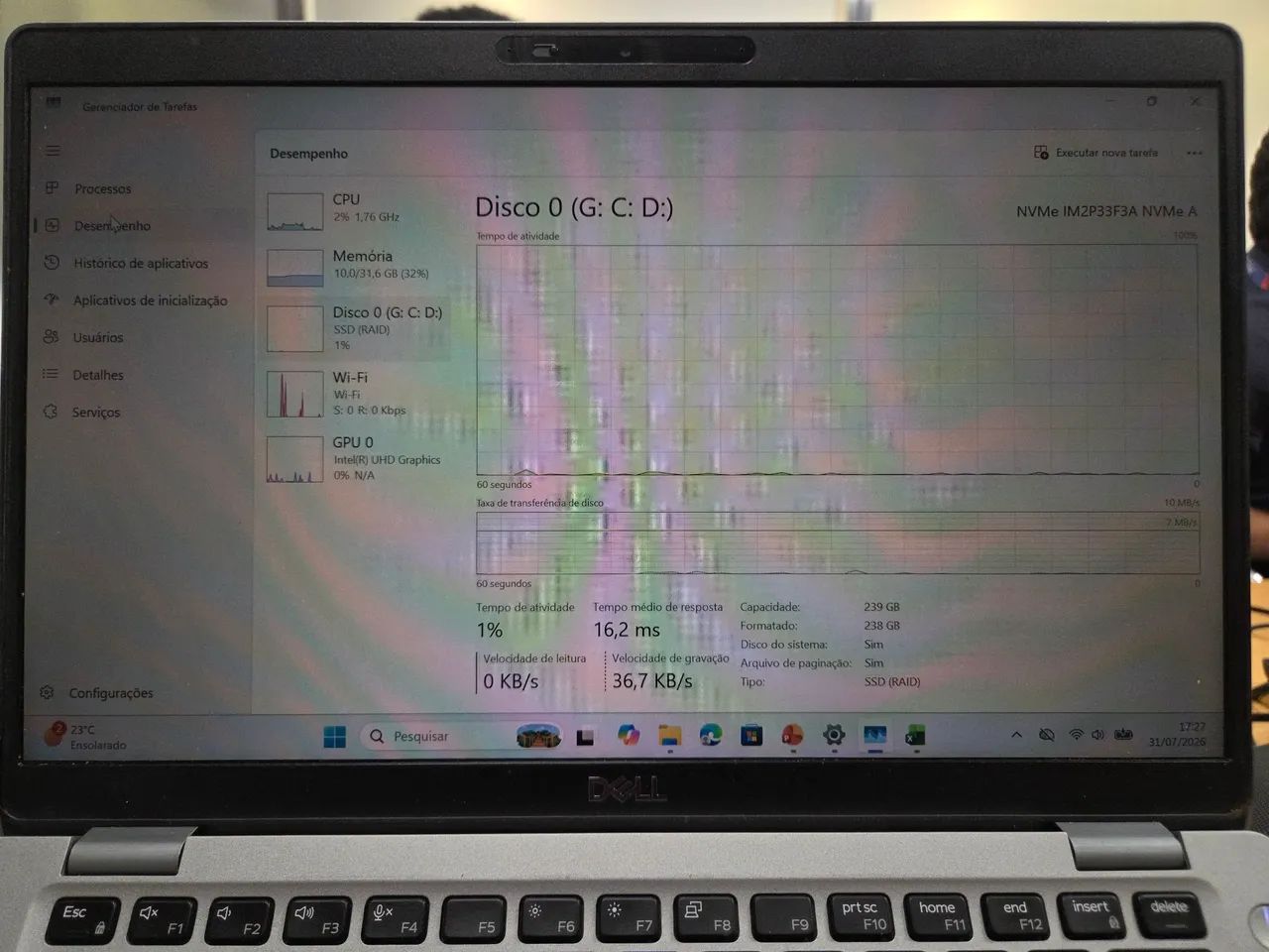 Notebook Dell Latitude 5410 i5 - 10ª Ger. com 32 GB RAM e 256 SSD! Para sair rápido! - Foto 2