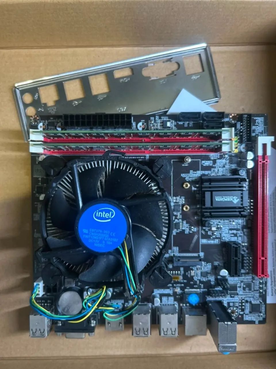 Kit Placa-Mãe + Processador Intel i7 + Cooler + 16 memória  RAM - Foto 2