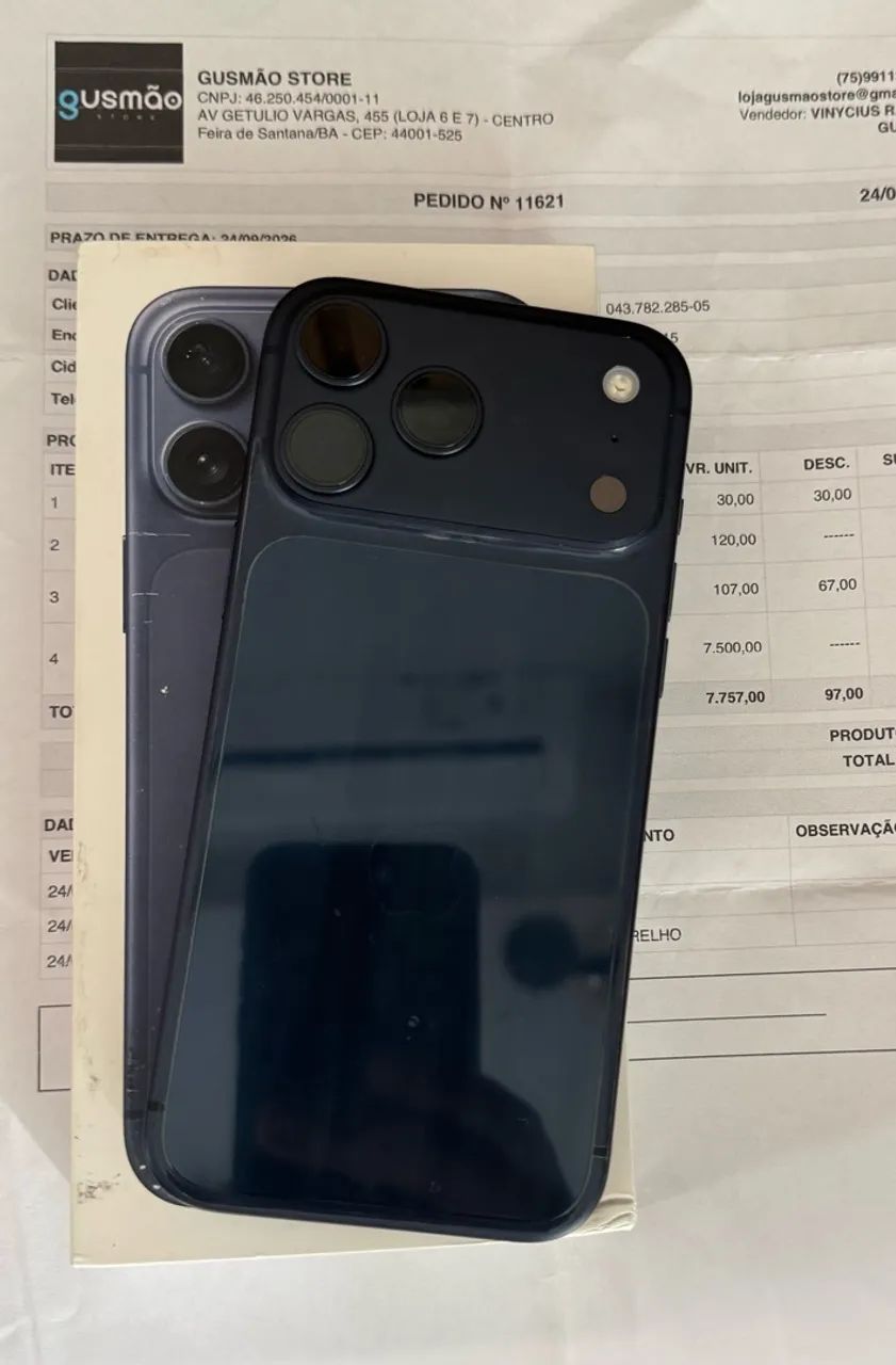 Iphone 17 pro max novo sem uso - Foto 2