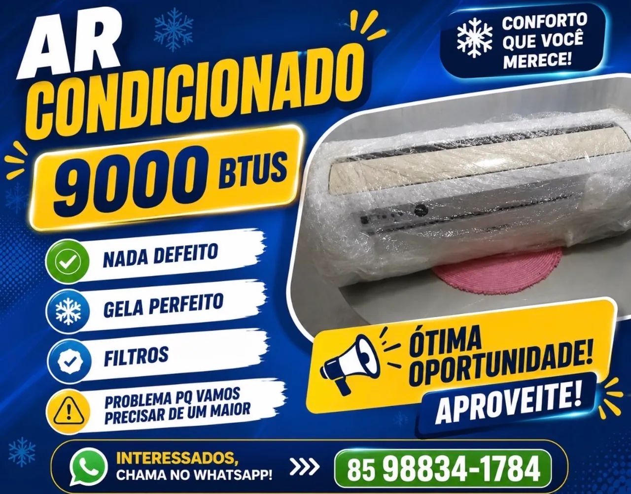 Ar condicionado 9000Btu?s Cônsul - Foto 5