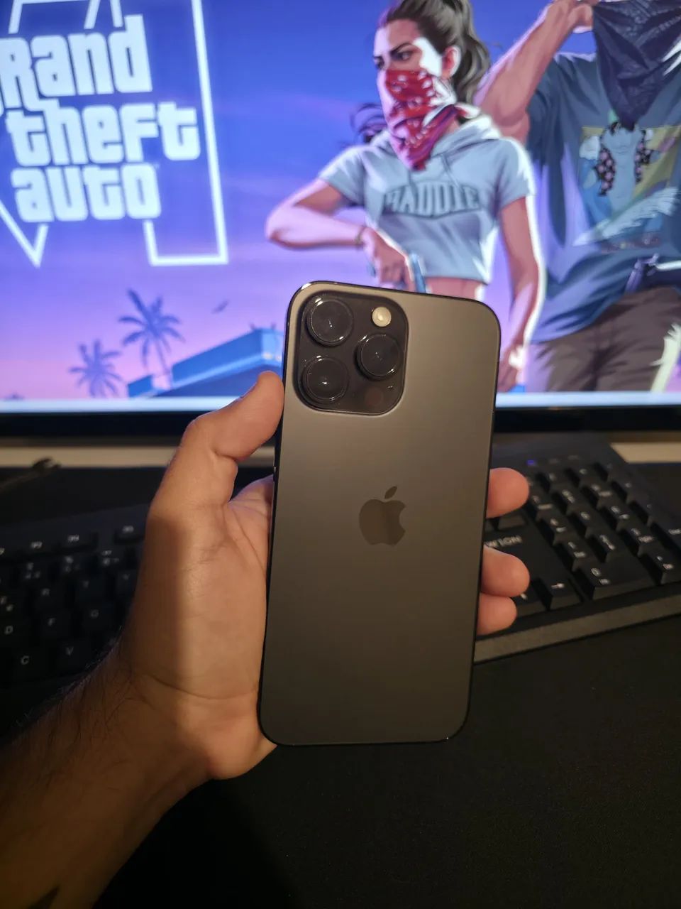 Iphone 14 Pro Max 256 GB Preto - Foto 5