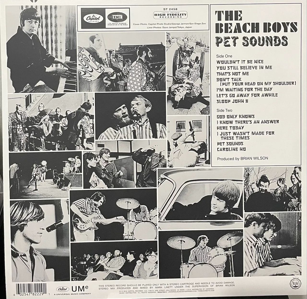 The Beach Boys Pet Sounds 1966 Lp Stereo Vinil reedição 180g - CDs