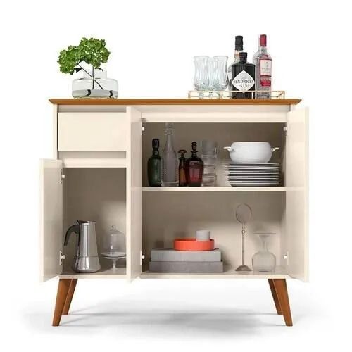 Aparador Buffet Veneza 3 Portas 1 Gaveta 93cm Dividimos Em Até 10x Sem Juros - Foto 5