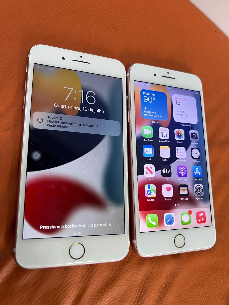 2 IPHONES 7 PLUS 32GB E UM 128GB FUNCIONANDO PERFEITAMENTE  - Foto 2