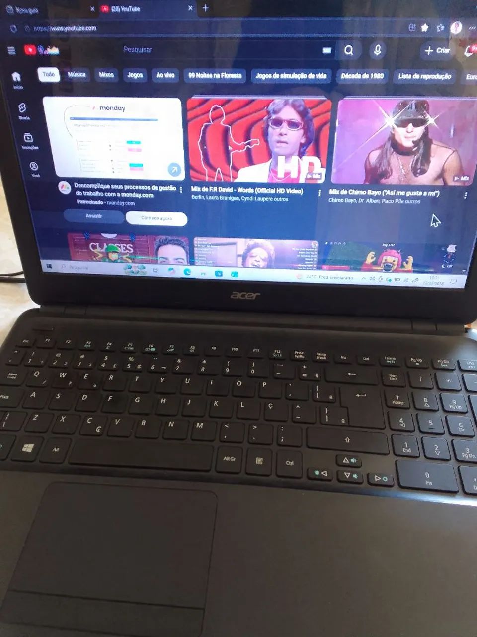 notebook  acer com 8 GB - Foto 4