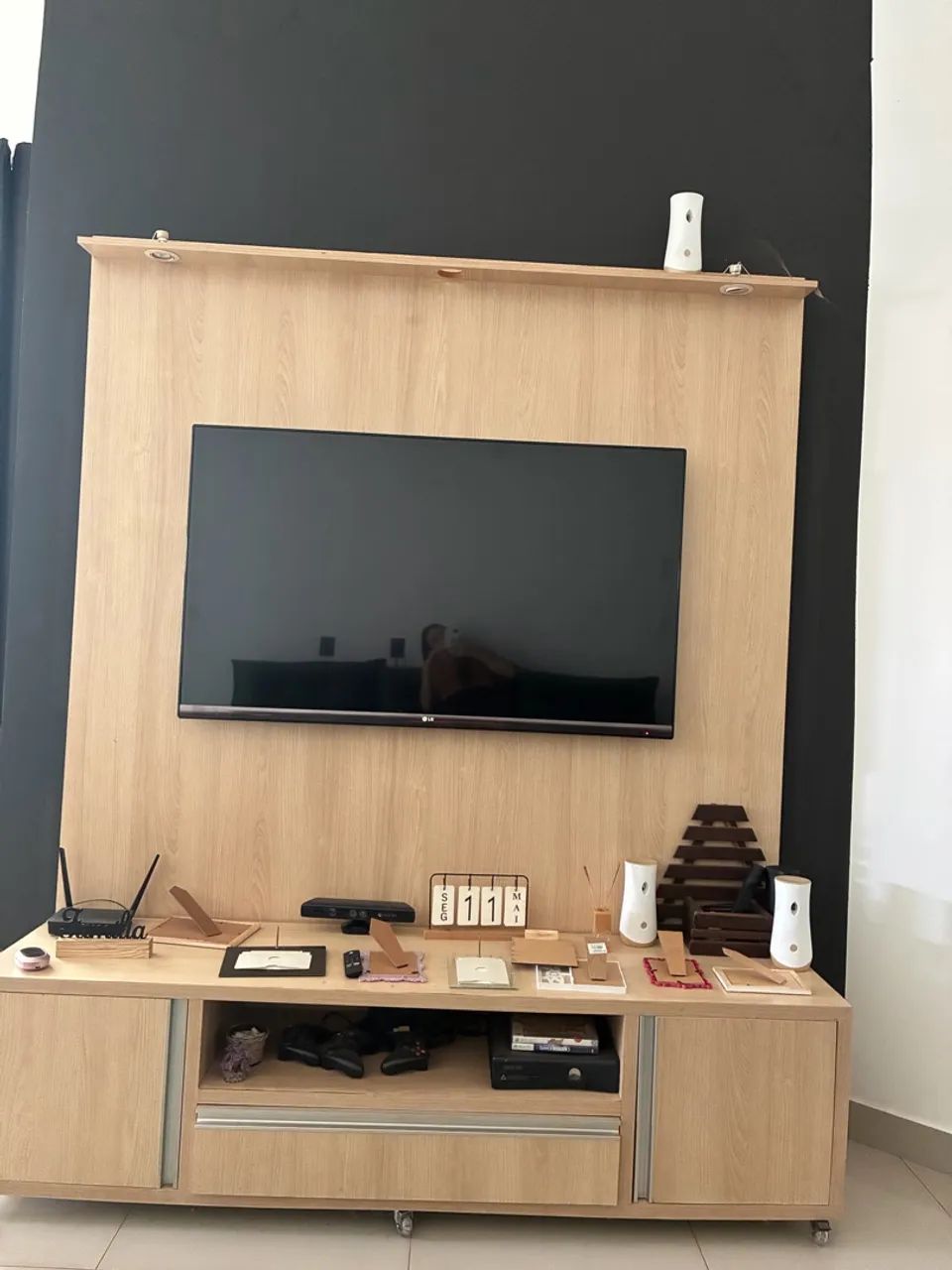 Rack e Painel usado em MDF