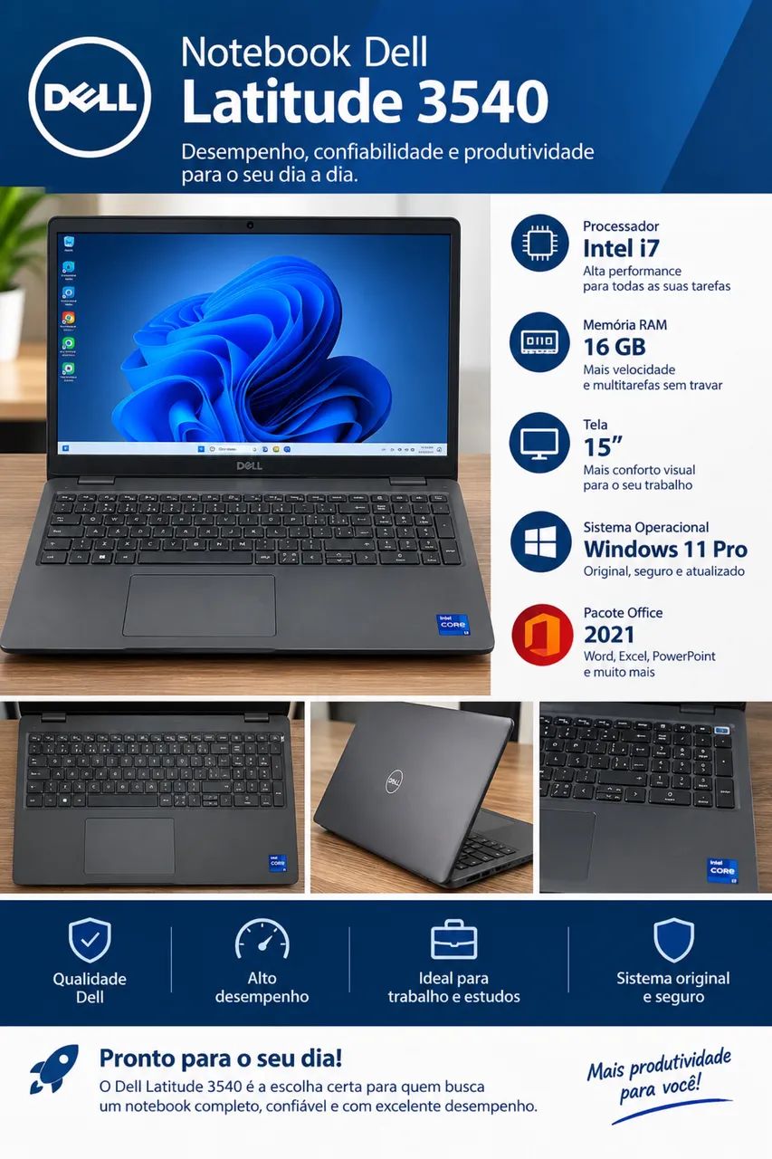 Notebook Dell Latitude 3540