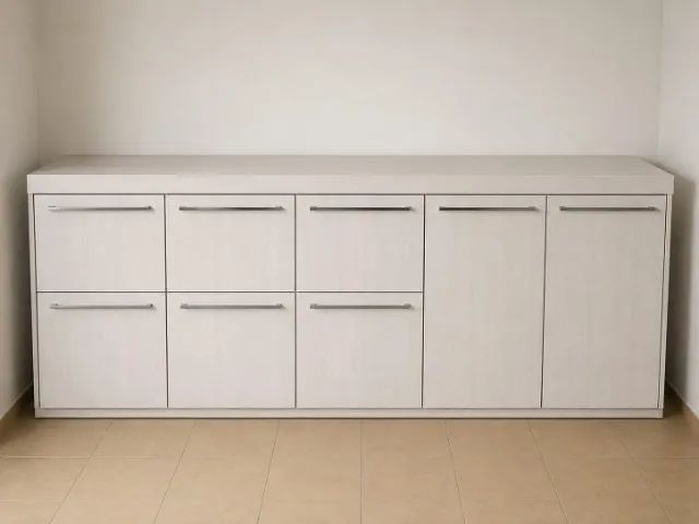 Balcão MDF com 6 Gavetas e 2 Portas