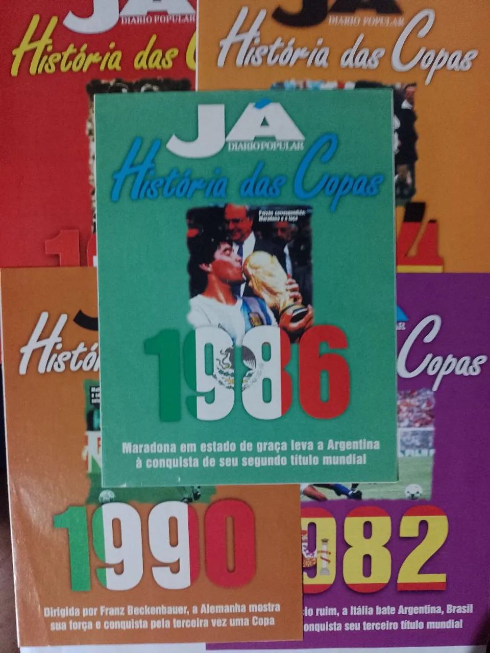 HISTÓRIA DAS COPAS LOTE DE(5) - JÁ