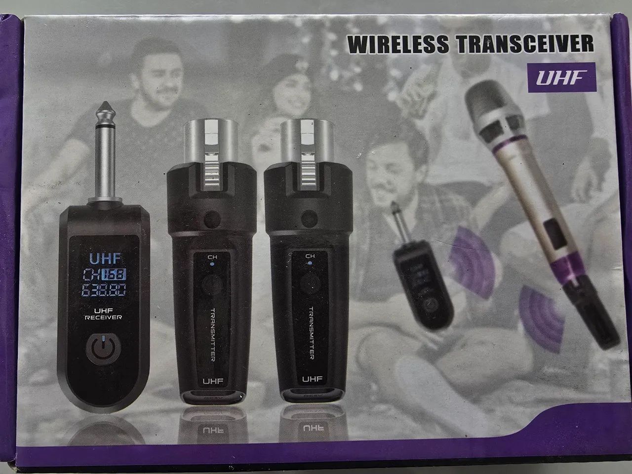 Adaptador sem fio wireless para microfone 