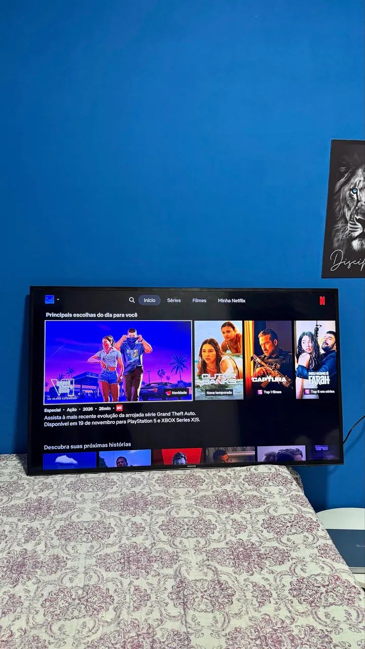 TV Samsung 4k 50 polegadas - Tem uma listra imperceptível | Funcionando perfeitamente  - Foto 2