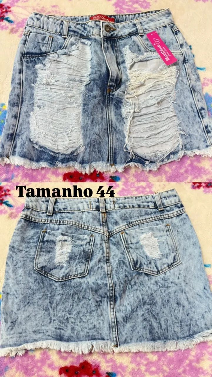 Saia jeans 
