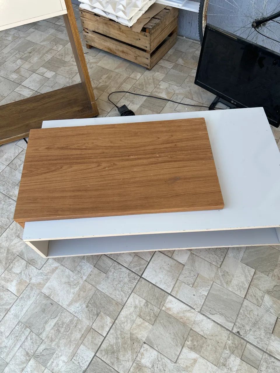 MESA DE CENTRO MADEIRA