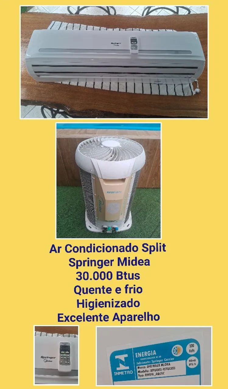 Ar Condicionado Split 30.000 Btus Excelente 