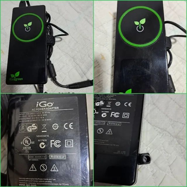 Carregador Universal Importado Igo Green Até 19.5v 90w (Usado - LER))