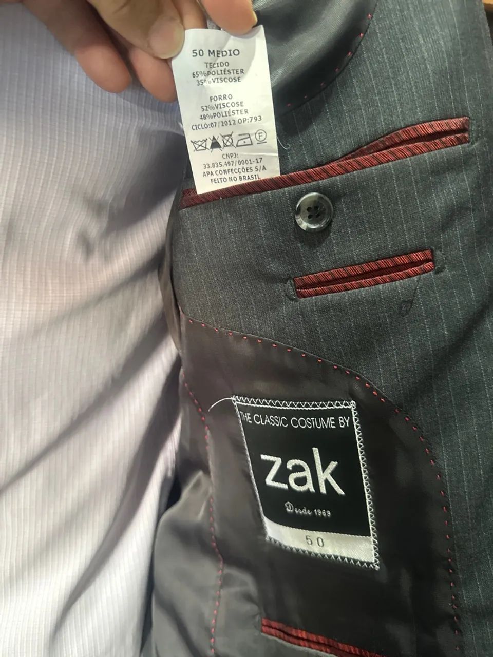 Blazer masculino zak T50M  - Foto 4