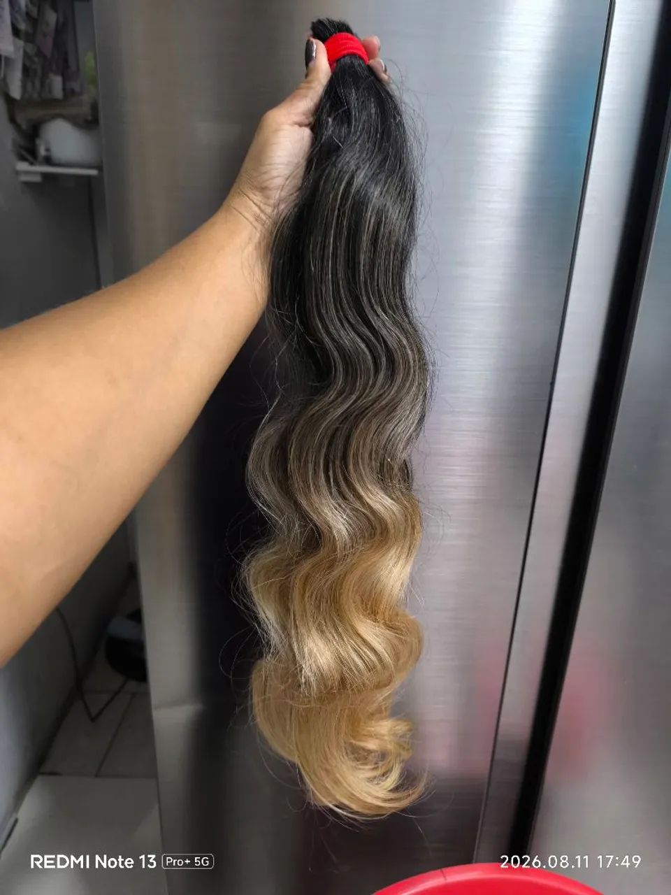 Cabelo indiano classe A ombré hair 65cm - Foto 3