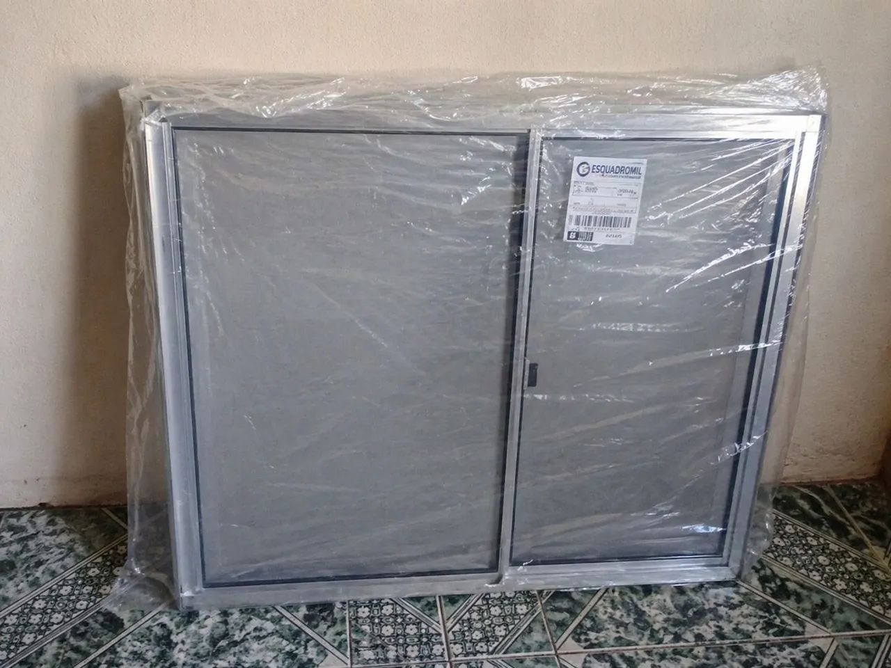 New Esquadromil Window with 2 Sashes, Plastic-Wrapped (With Original Label)