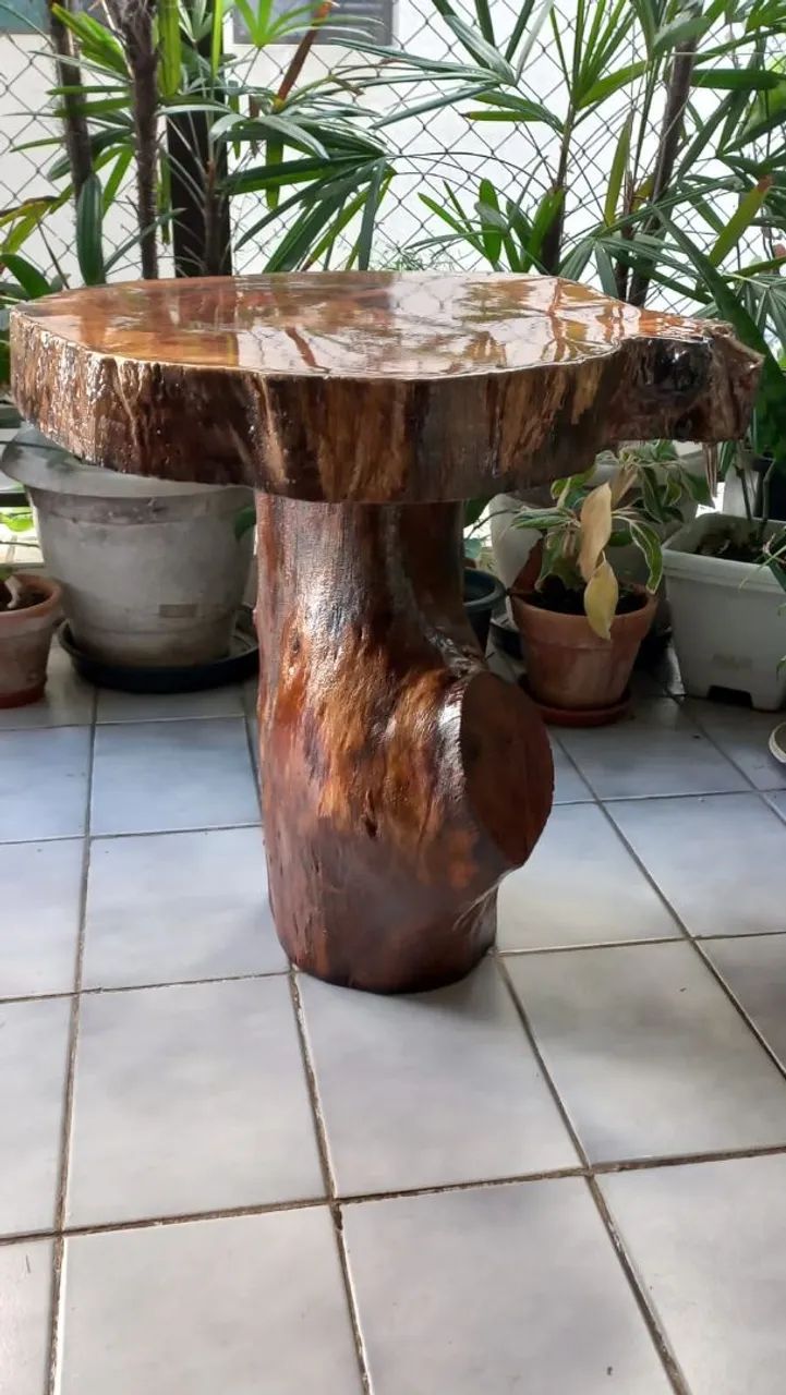 Mesa Madeira Rustica e Resinada - PROMOÇÃO ÚLTIMAS PEÇAS  - Foto 4