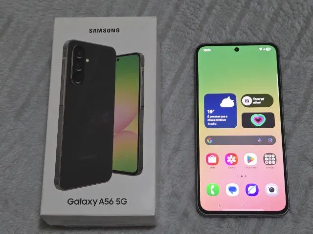 Celular Samsung Galaxy A56 128GB Perfeito estado com caixa e acessórios