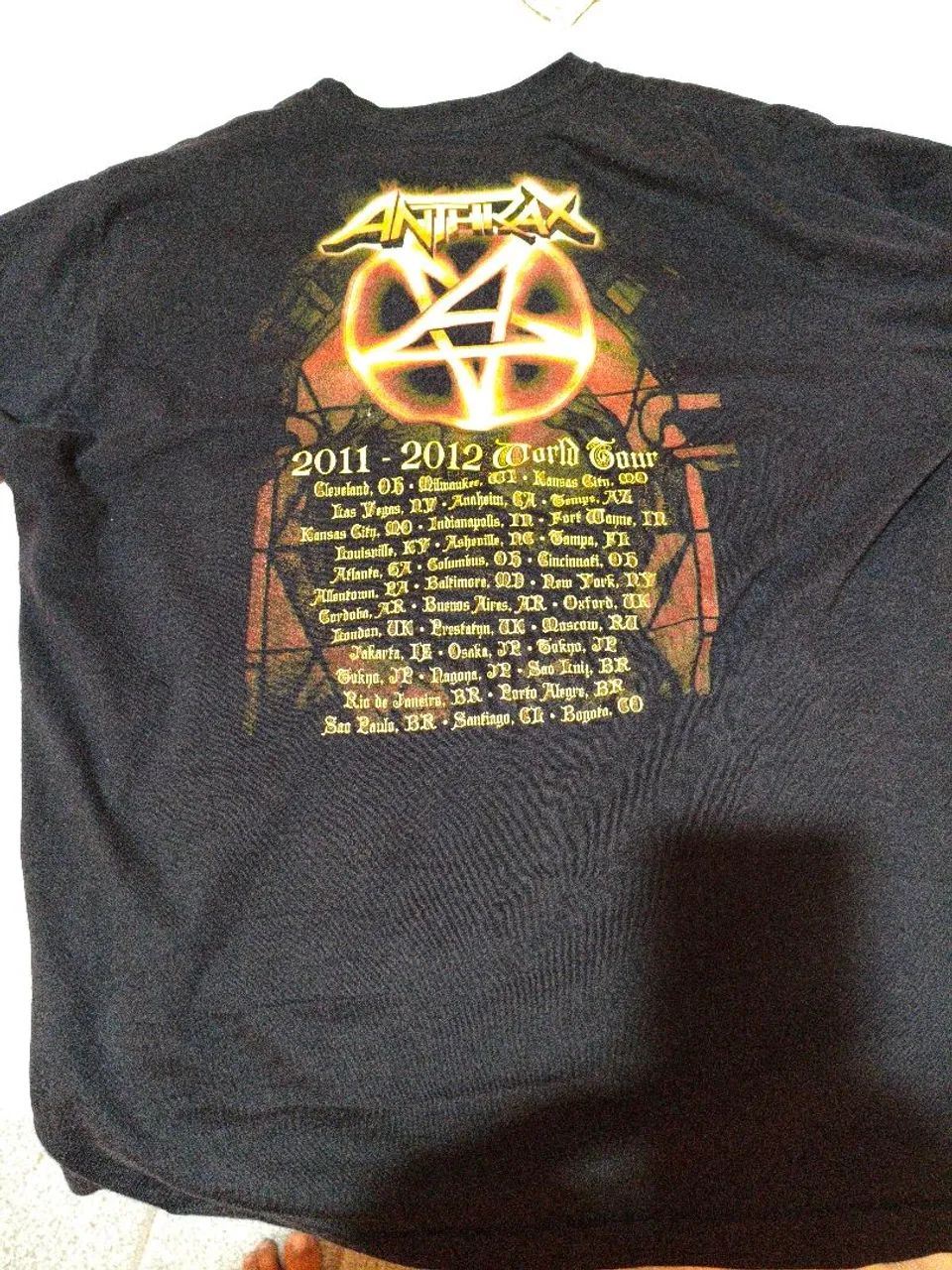 Camisa oficial Anthrax - Foto 2