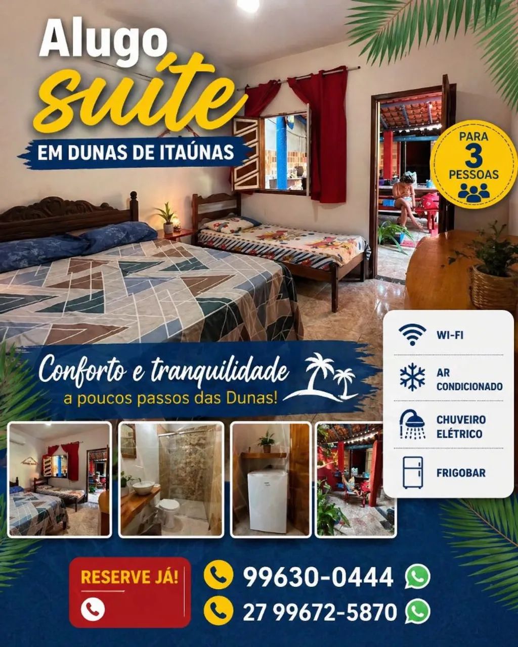 Alugo Casa e Suite em Dunas de itaunas