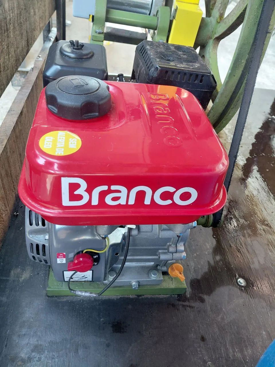 Moenda Botini - motor Branco/Gasolina