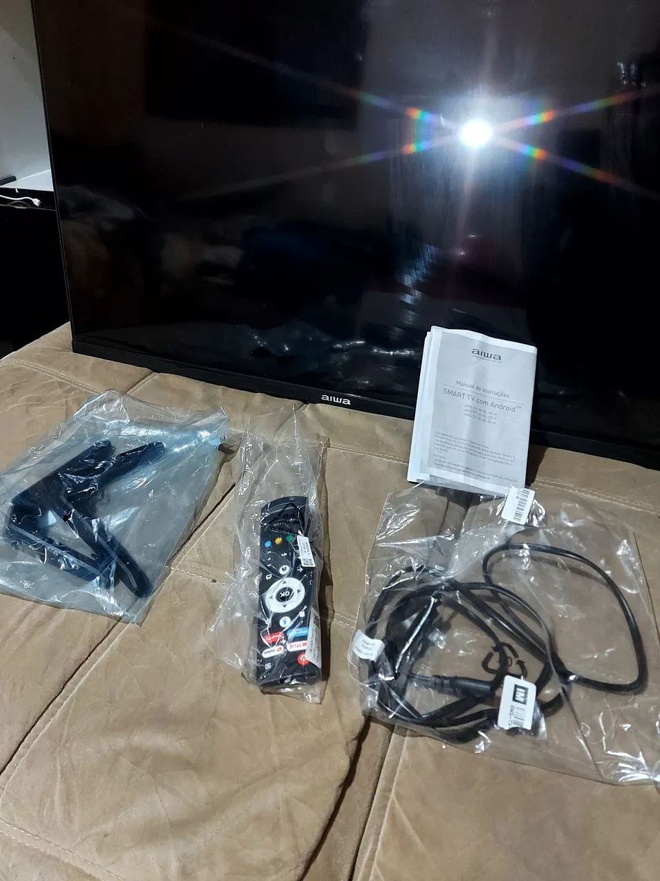 Smart tv aiwa 32 polegadas - Foto 5