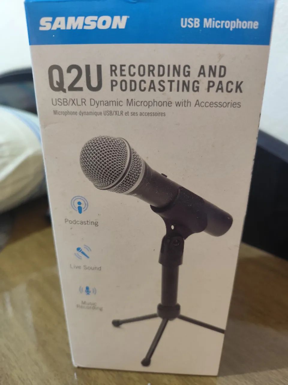 Microfone Samson Q2U ? USB e XLR | Completo na Caixa - Foto 3