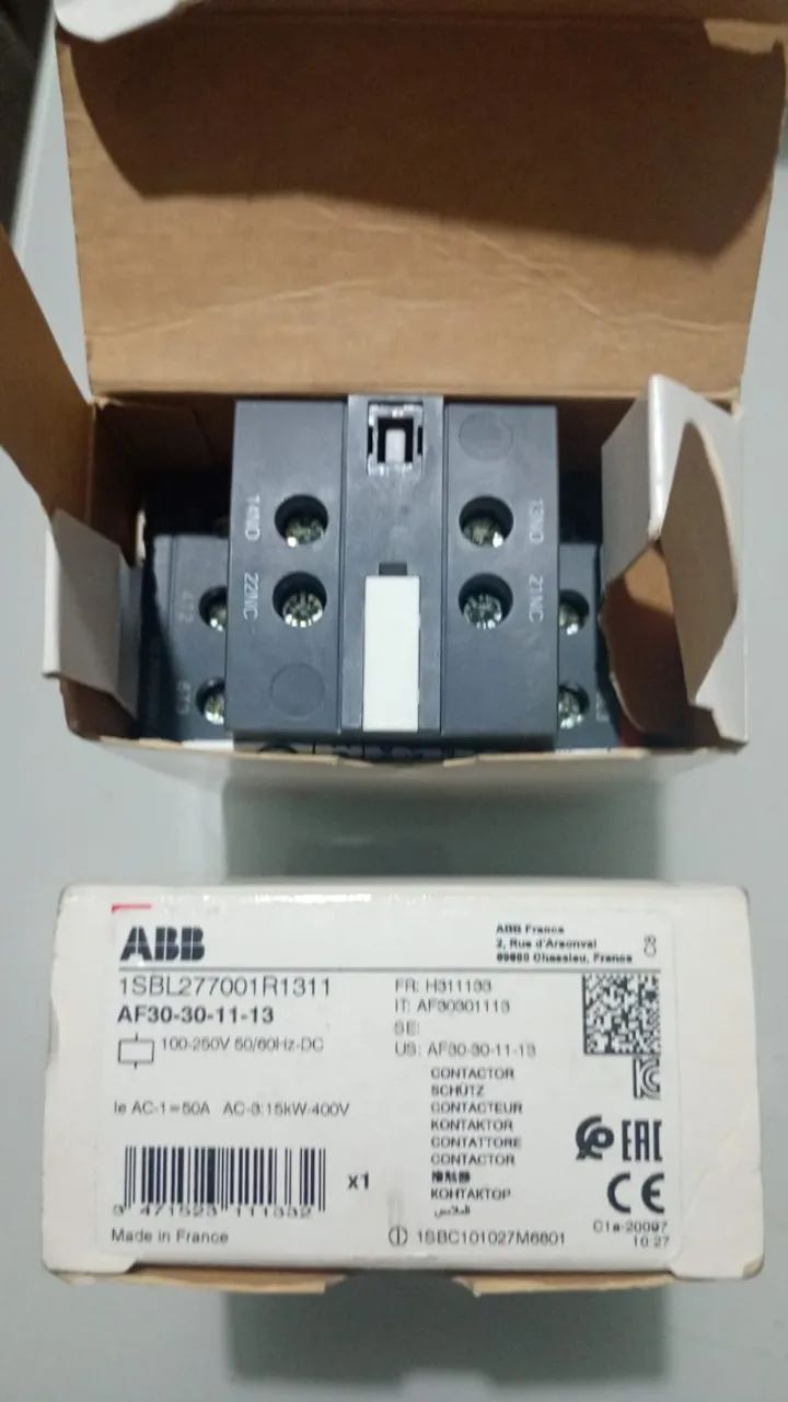 Contator Abb 50A - 400V