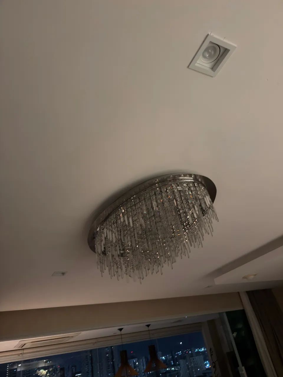 Lustre de teto - cristal - comprado na Paroma - Foto 2
