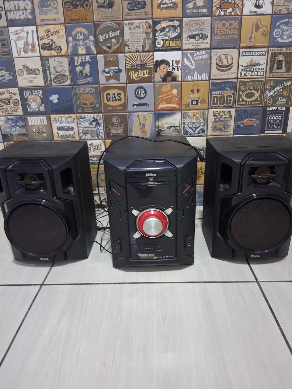Aparelho de som philco 