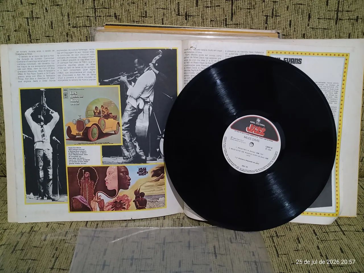 Disco gigantes do jazz Miles Davis  - Foto 4