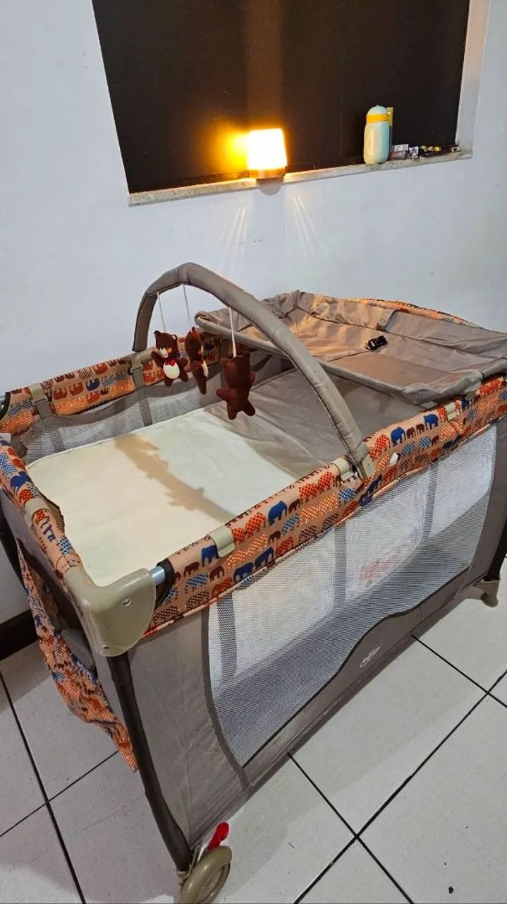 Berço chiqueirinho portátil  - Foto 3