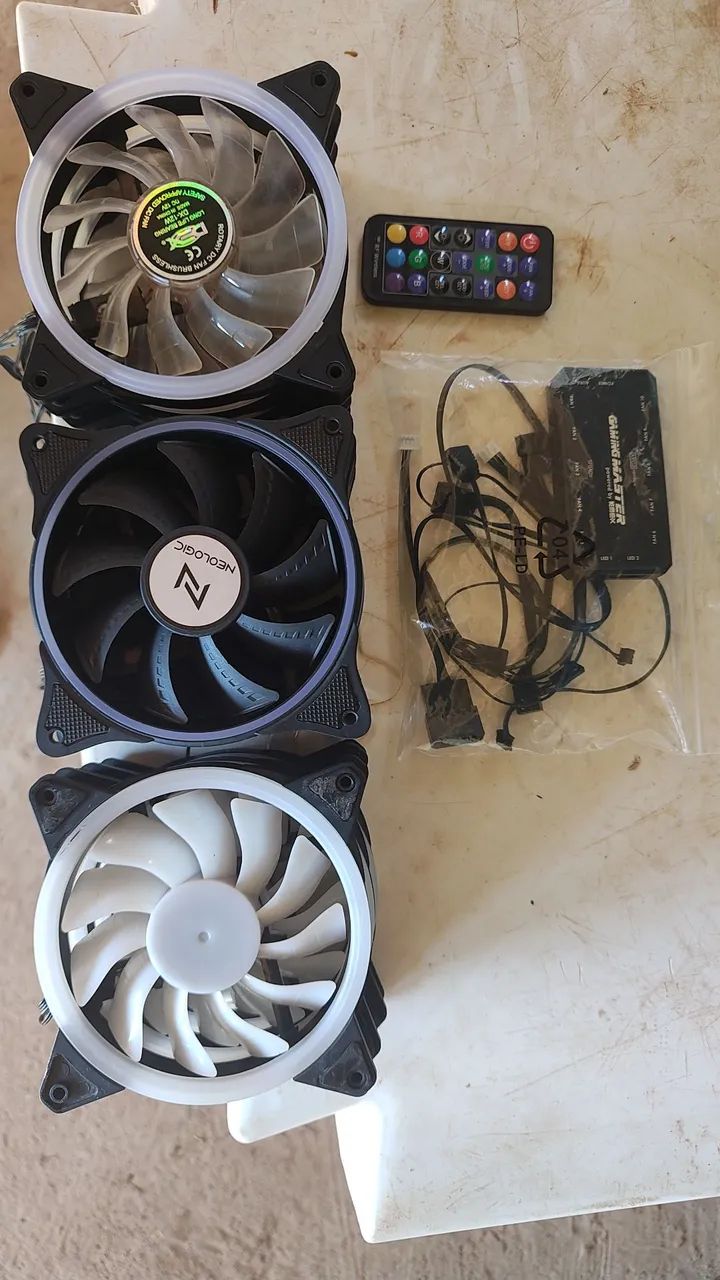 Kit de fans para Pc com controladora  - Foto 2