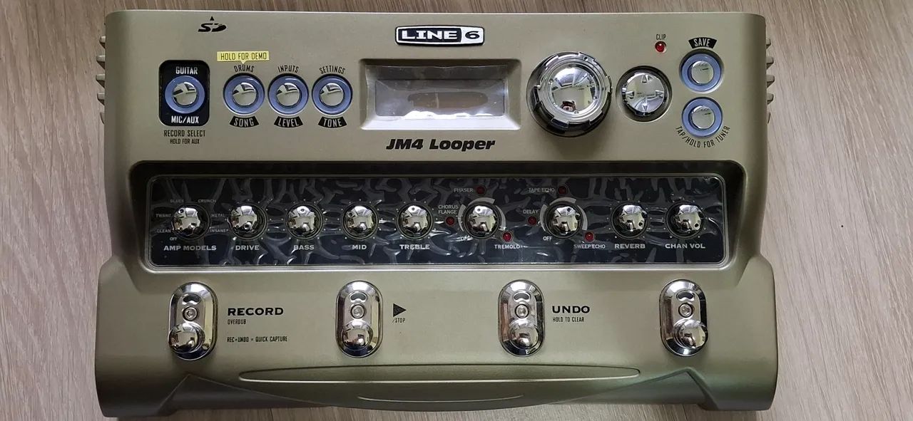 Pedaleira Line 6 JM4 Looper - Nova na Caixa + Acessórios e