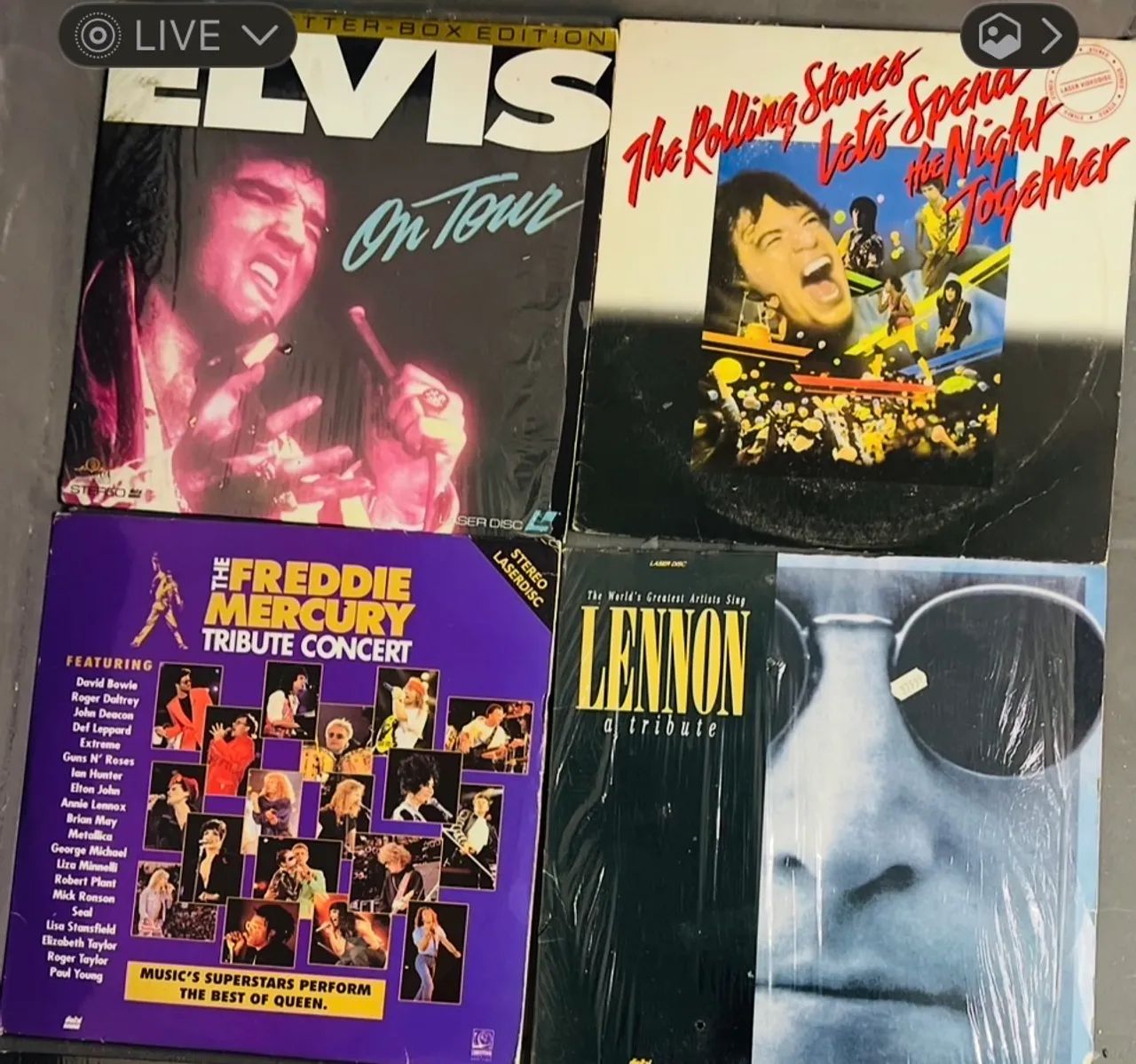 Lote LaserDisc Rock & Pop Clássico - Elvis, Rolling Stones, Michael Jackson e mais! - Foto 3