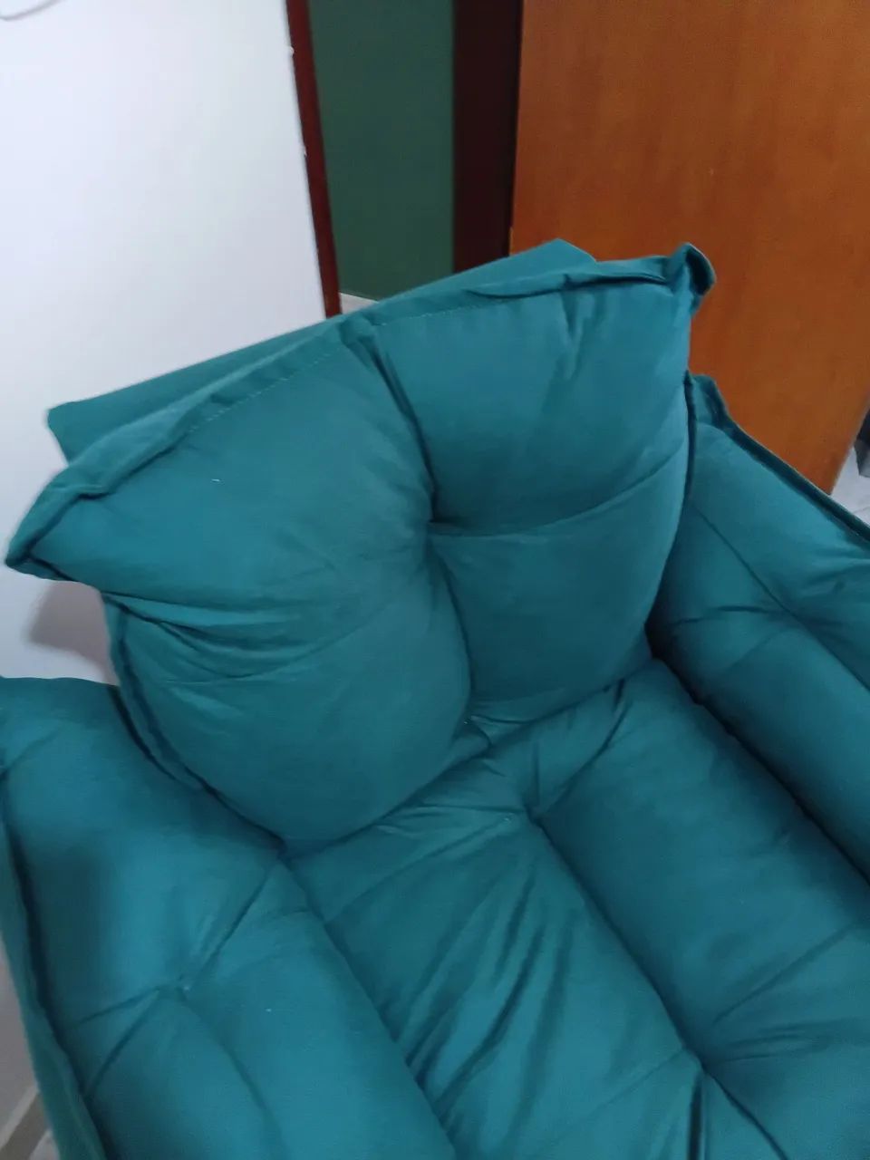 POLTRONA DECORATIVA OPALA VERDE NOVA! - Foto 4