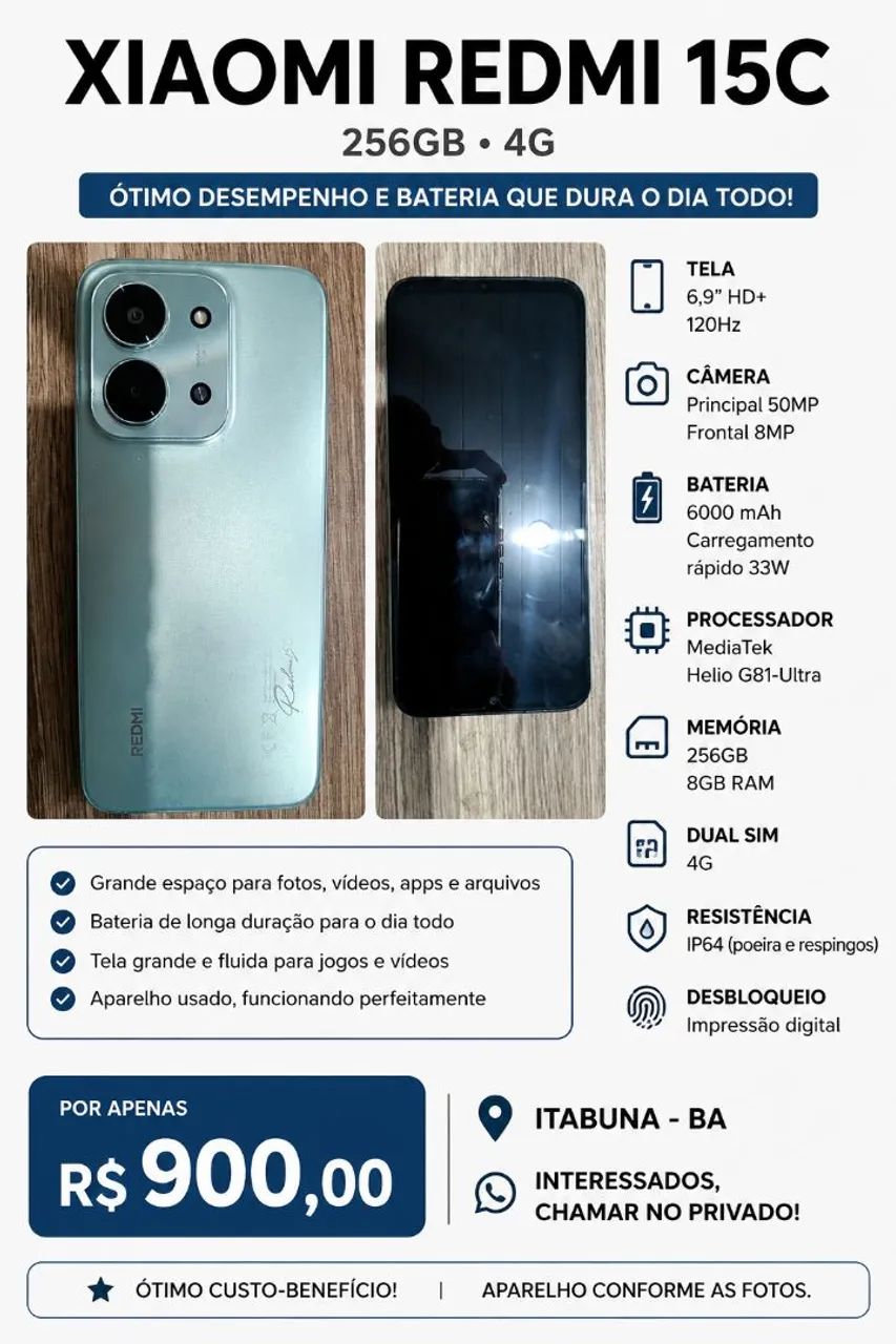 VENDE-SE CELULAR XIAOMI! - Foto 5
