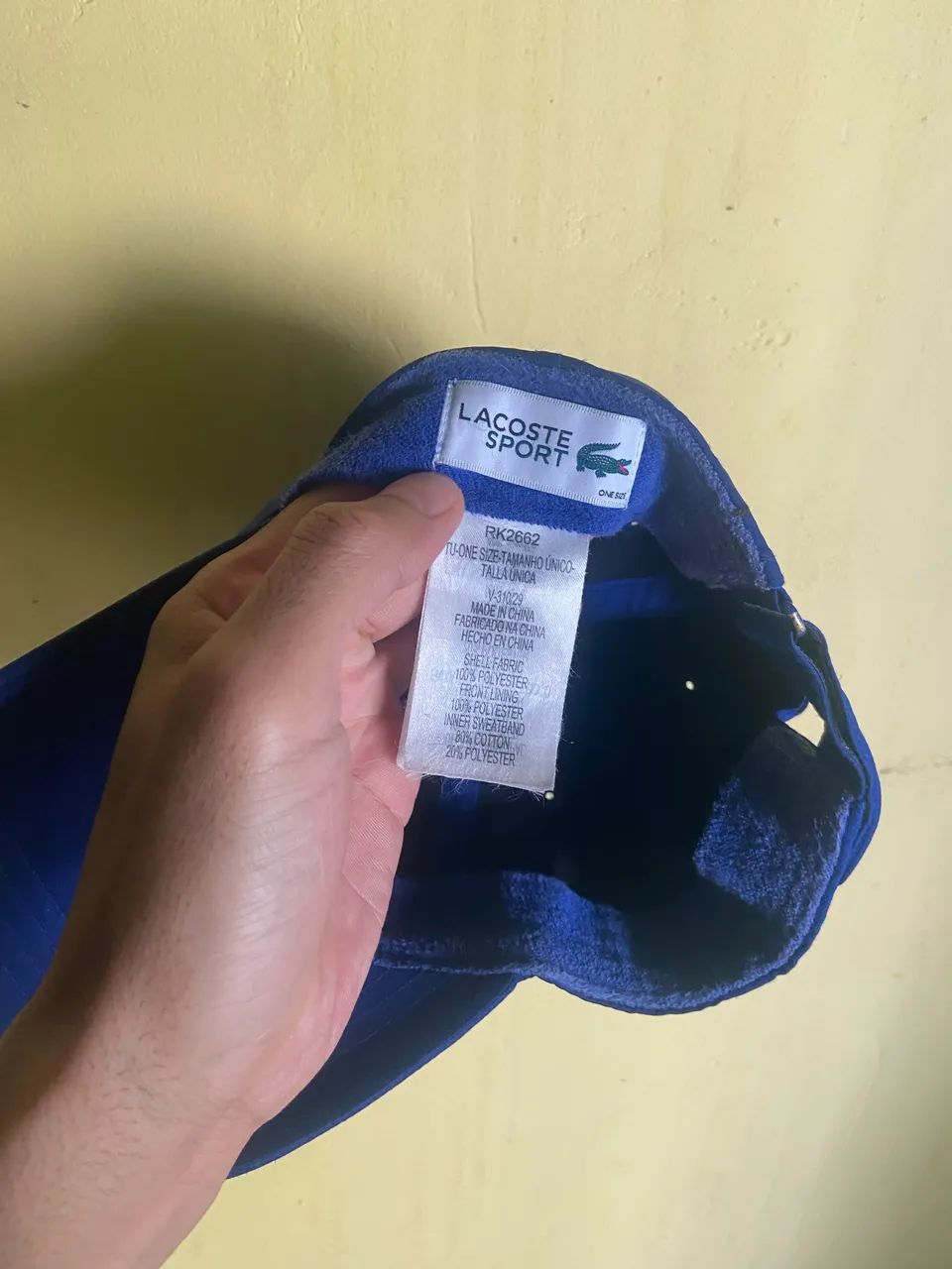 Boné Lacoste Sport azul  ( Original ) - Foto 2