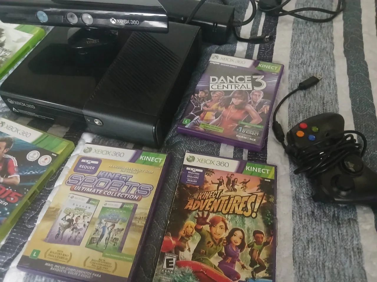XBOX 360 COM KINECT E JOGOS - Foto 4