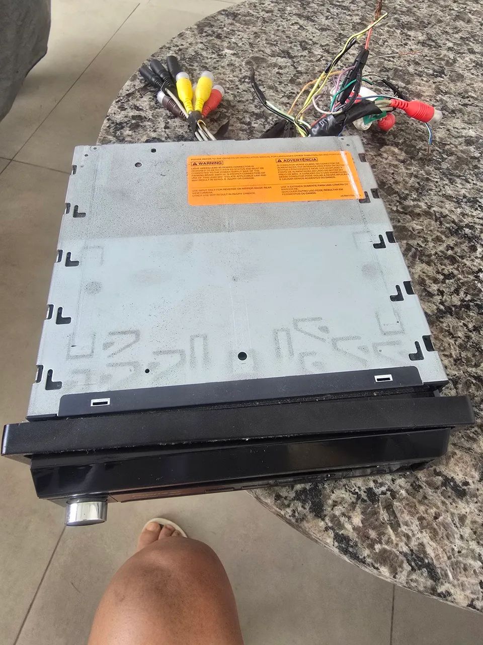 VENDO DVD AUTOMOTIVO PIONEER MODELO  :  AVH - P638BT COM TODAS FUNÇÕES FUNCIONANDO. - Foto 2