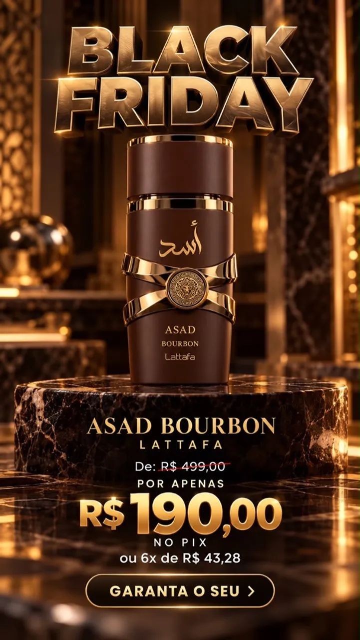 Perfume Asad Bourbon Lattafa 100ml - Foto 2