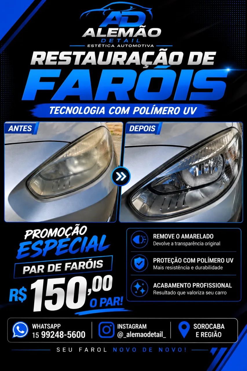Recuperação de faróis a domicílio ?